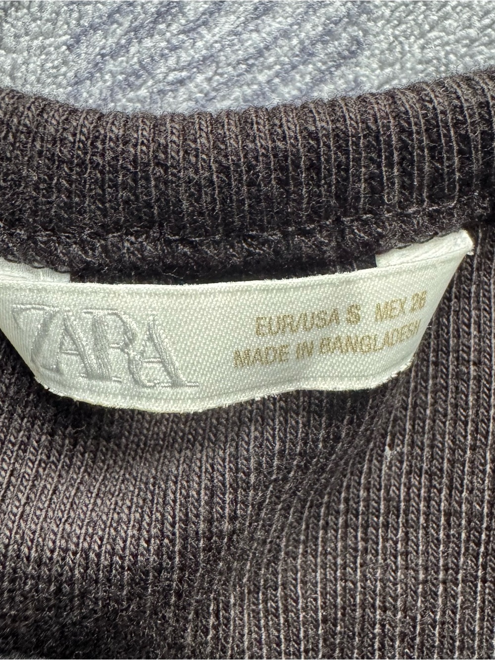 Zara Halter Ribbed Top - Picture 11 of 11